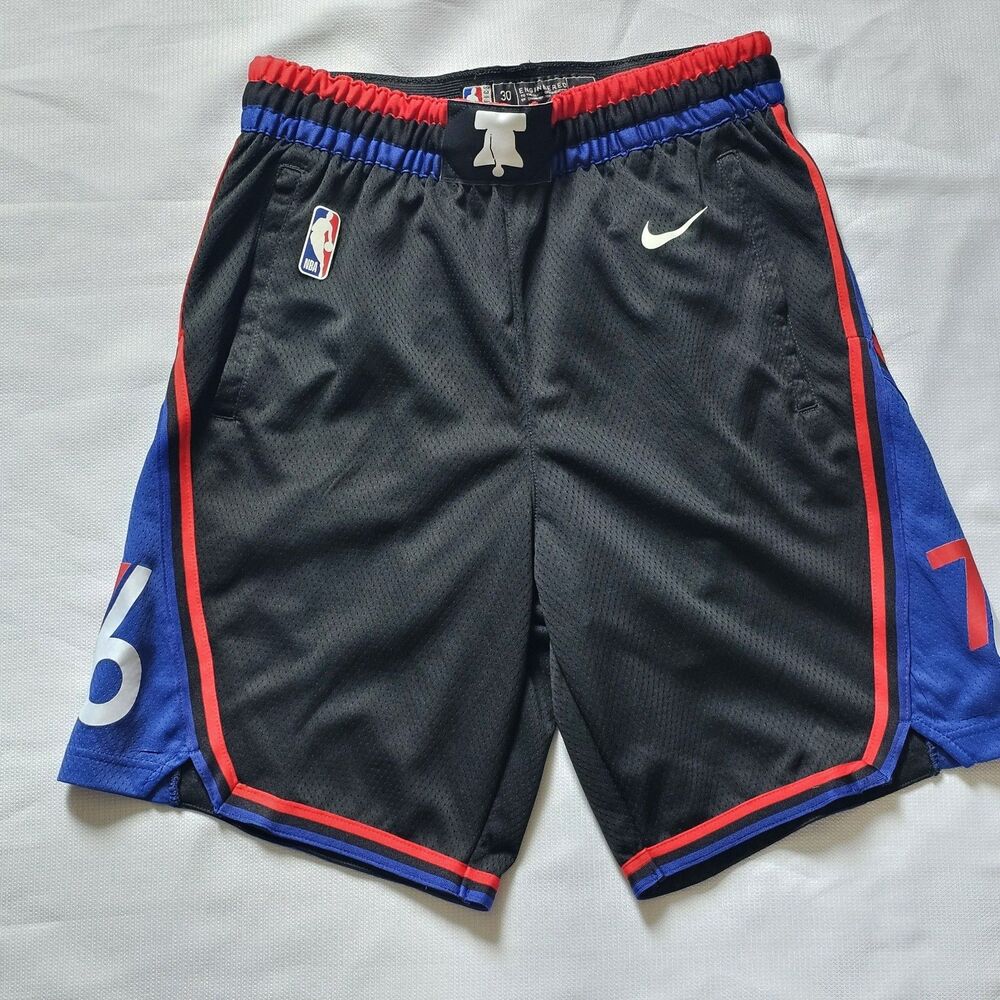 Nike Philadelphia 76ers 2020/21 City Edition Swingman Shorts Mens Small